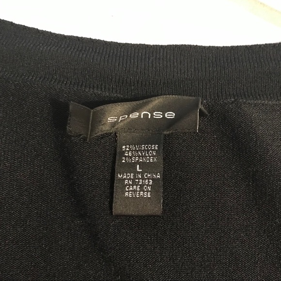 Spence black v neck cardigan - Picture 5 of 9